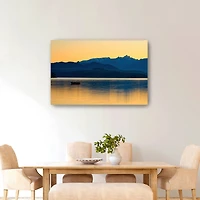 Lumaprints Golden Glow Canvas Wall Art