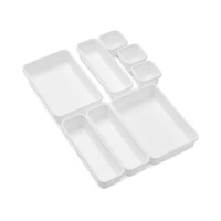 madesmart® White 8-Piece Interlocking Bin Pack