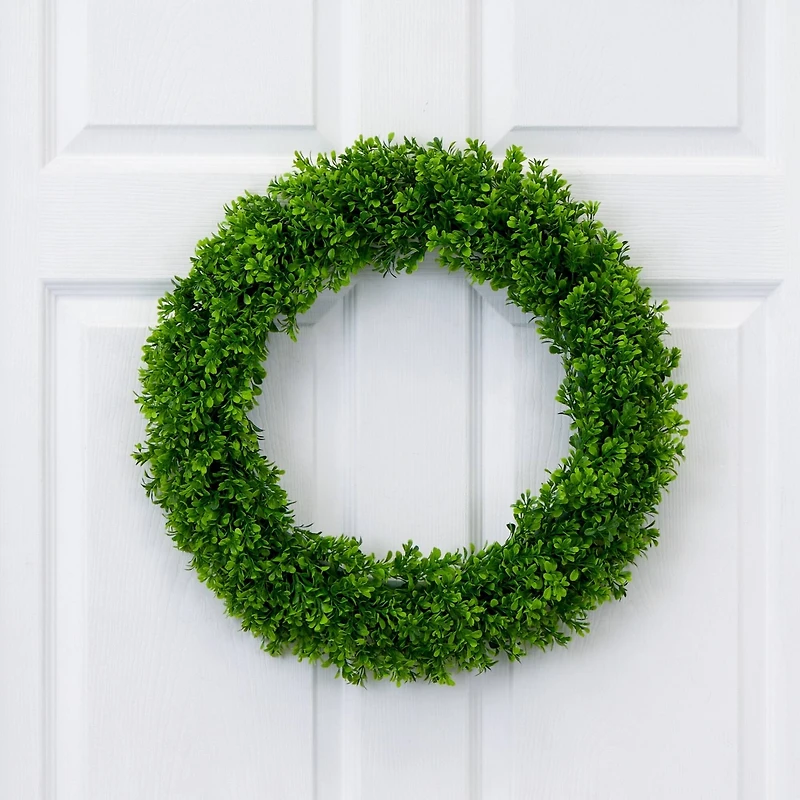 20" Artificial Boxwood Wreath