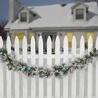 9ft. Tinkham Pine Garland With LED Lights