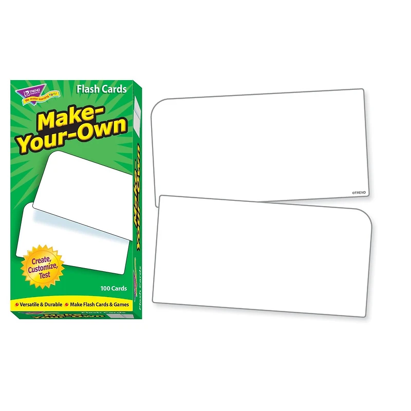Trend Enterprises® Make-Your-Own Skill Drill Flash Cards