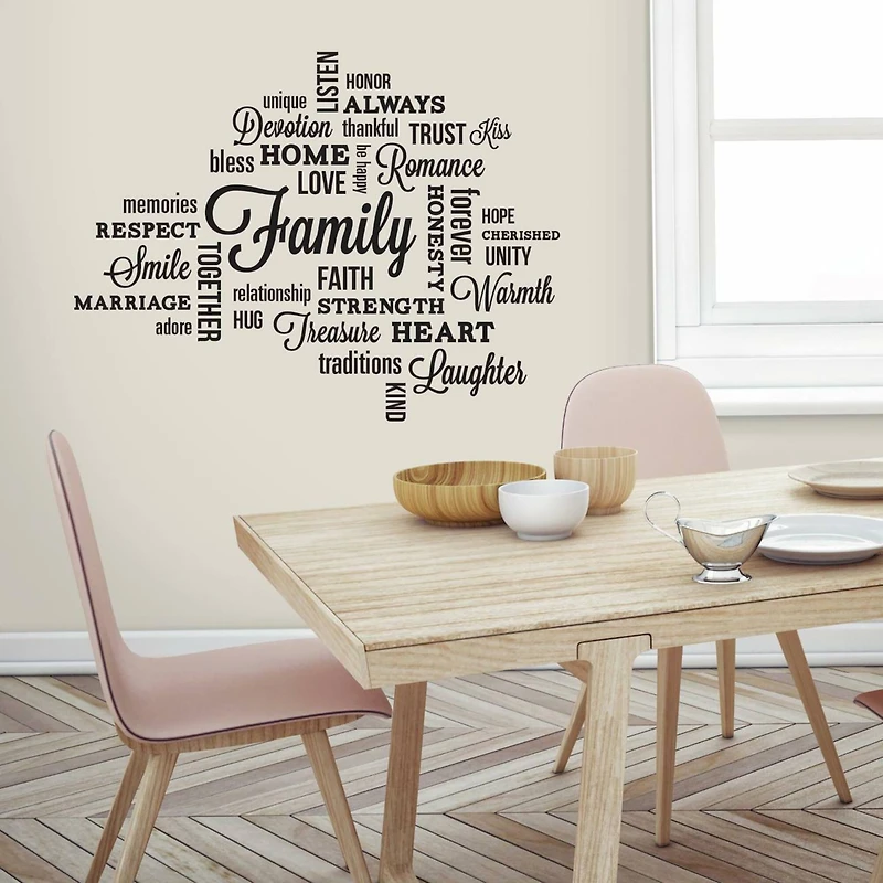 RoomMates Family Quote Peel & Stick Wall Decals