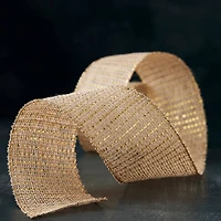 2.5" x 3yd. Metallic Jute Ribbon by Celebrate It®