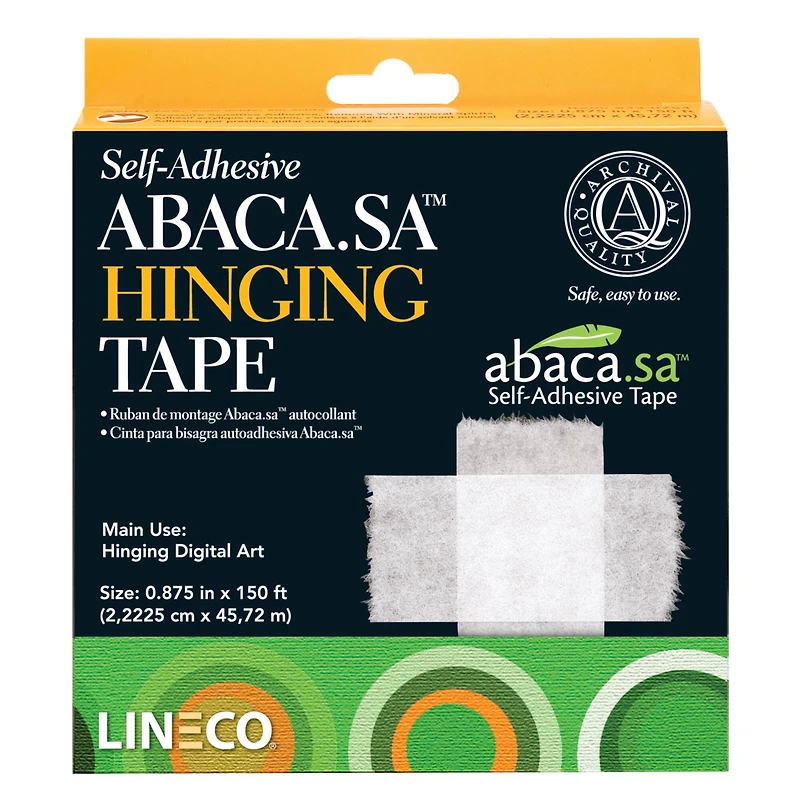 Lineco® Abaca.sa™ Paper Hinging Tape
