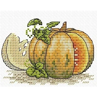 MP Studia Pumpkin Cross Stitch Kit