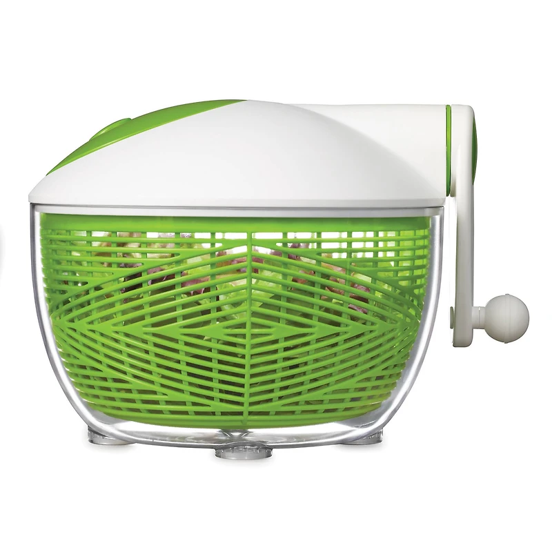 Starfrit 5qt. Green & White Salad Spinner