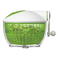 Starfrit 5qt. Green & White Salad Spinner