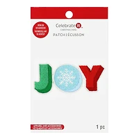 Joy Iron-On & Adhesive Patch by Celebrate It™