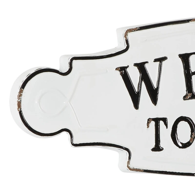 Black & White Welcome to the Farm Wall Sign