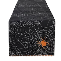DII® 70" Halloween Happy Haunting Spooky Spider Reversible Table Runner