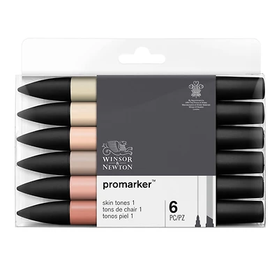 Winsor & Newton® ProMarker™ Skin Tones 6 Marker Set