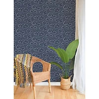 NuWallpaper Alto Navy Peel & Stick Wallpaper