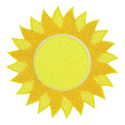 Iron-On & Adhesive Sun Embroidered Patch by Make Market®