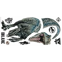 RoomMates Jurassic World: Fallen Kingdom Blue Velociraptor Giant Wall Decal