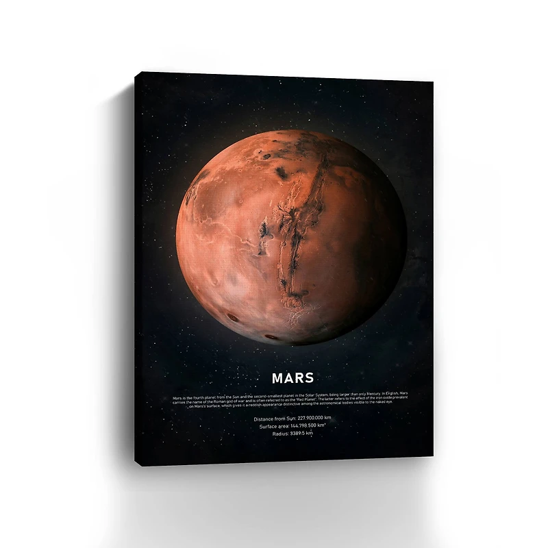 Mars Canvas Giclee