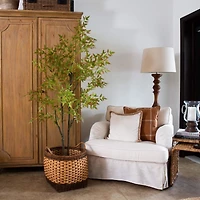 6ft. Green Autumn Nandina Artificial Potted Tree