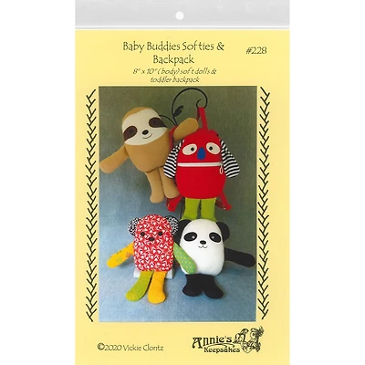 Annie's Keepsakes Baby Buddies Softies & Backpack Pattern