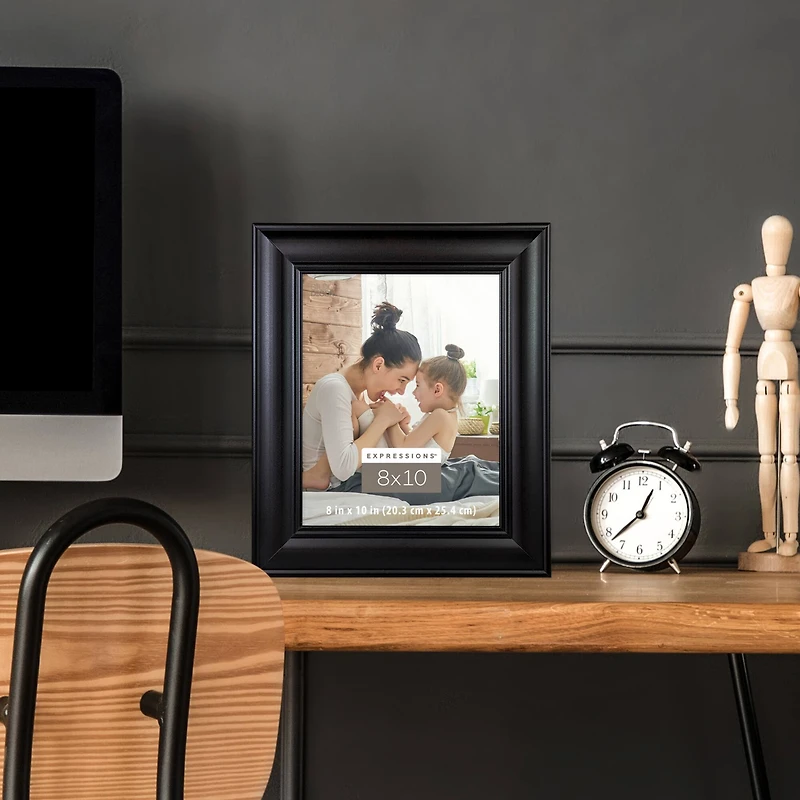 8" x 10" Black Inner Ridge Frame, Expressions™ by Studio Décor®
