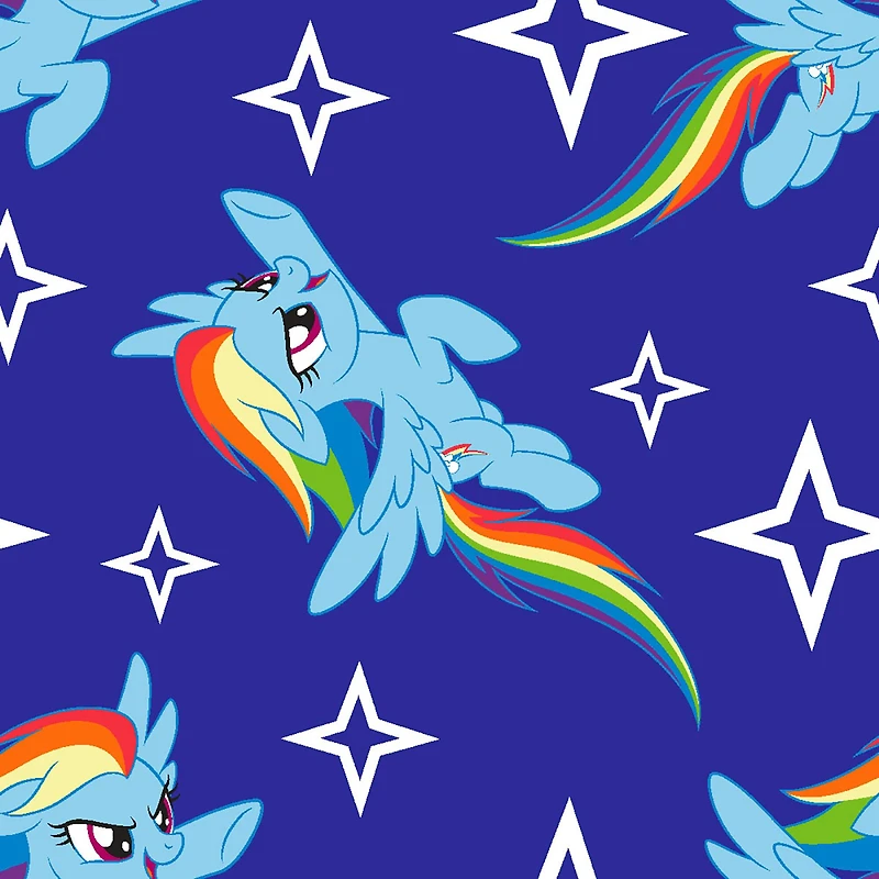 My Little Pony Rainbow Dash Toss Fleece