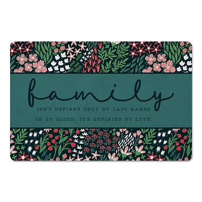 Floral Family Floor Mat