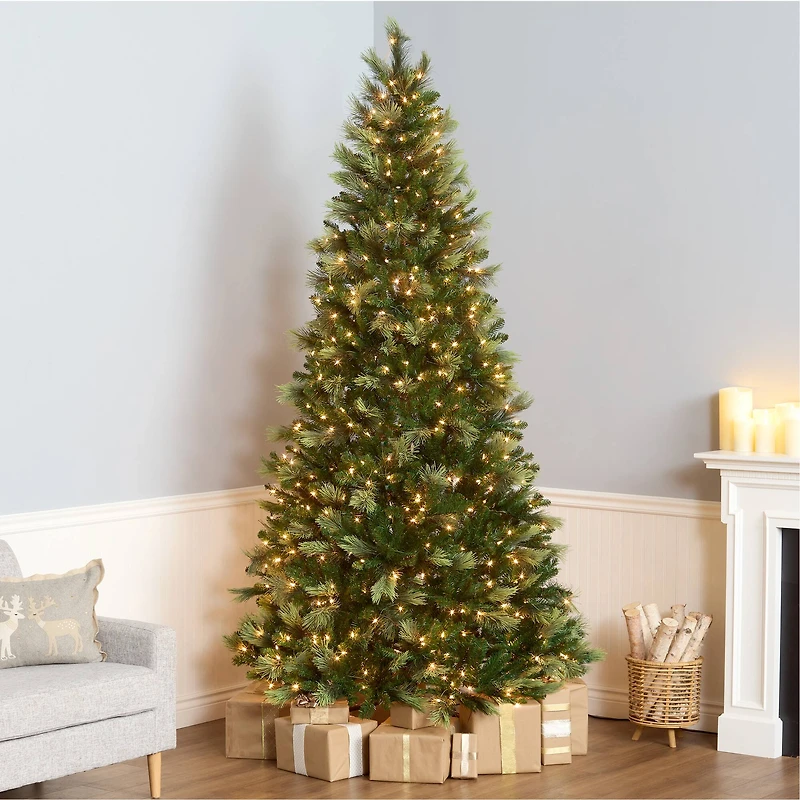 9ft. Pre-Lit Charleston Pine Artificial Christmas Tree
