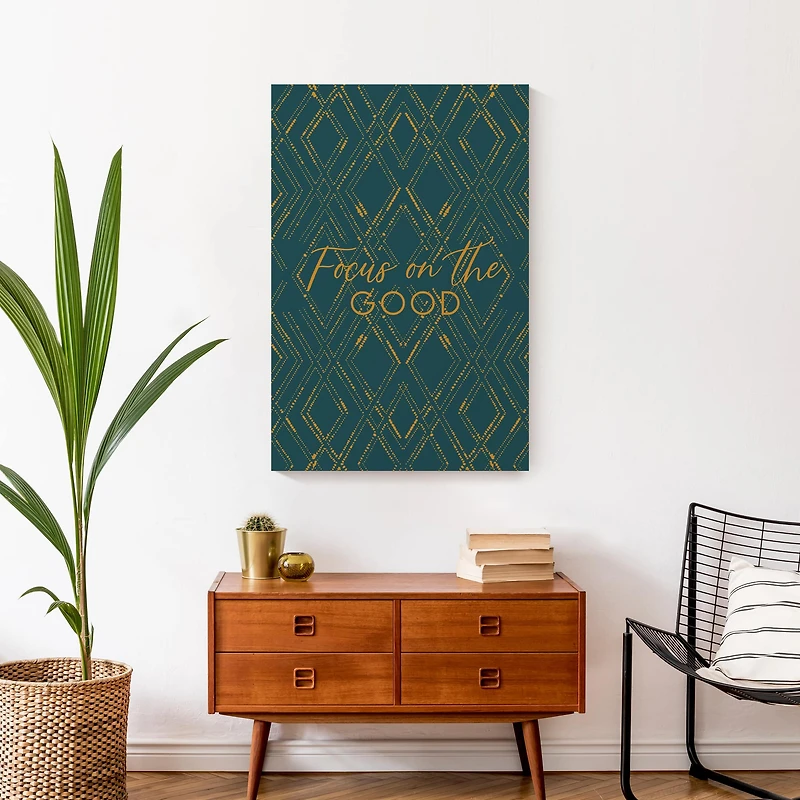 Focus On the Good Canvas Wall Art
