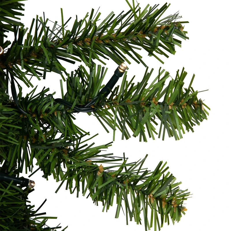 36" LED Canadian Pine Artificial Christmas Wreath