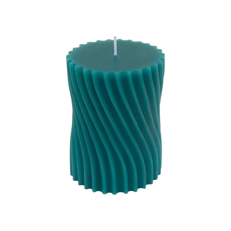Sweet Agave Scented Waves Pillar Candle by Ashland