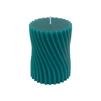 Sweet Agave Scented Waves Pillar Candle by Ashland