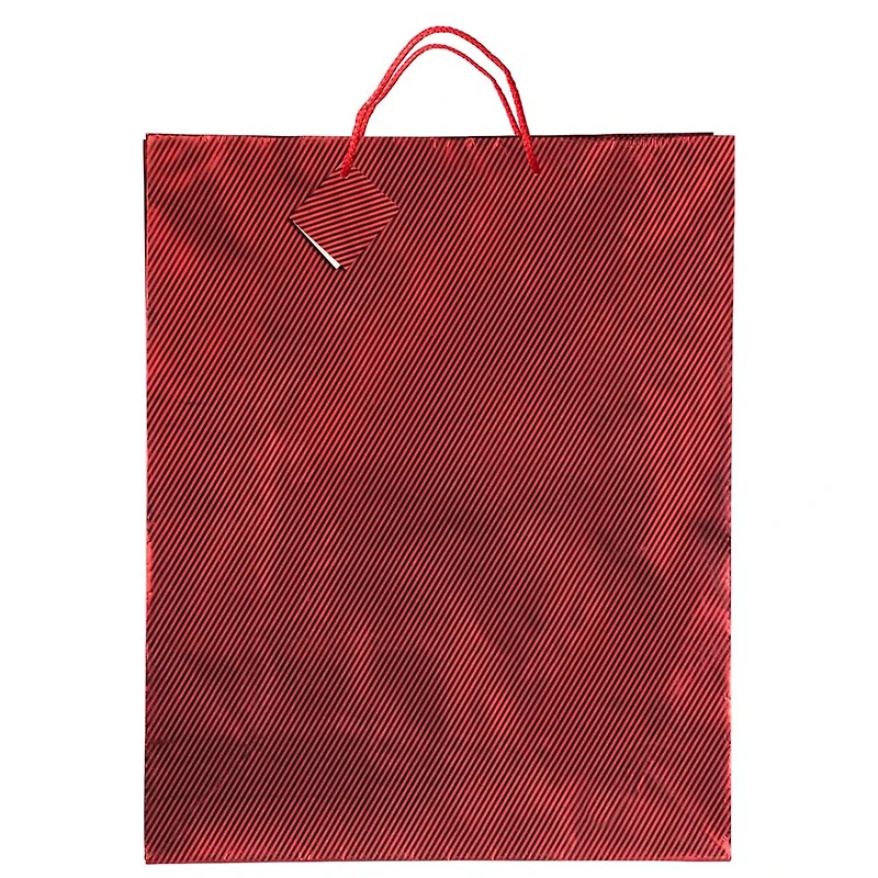 JAM Paper Extra-Large Red Foil Gift Bags, 100ct.