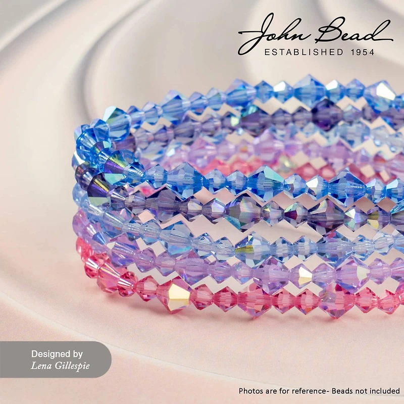 John Bead Preciosa 6mm Czech Crystal Rondelle Beads