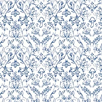 RoomMates Meadow Blue Peel & Stick Wallpaper