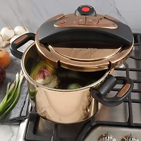 Kenmore® Bloomfield 6qt. Rose Gold Aluminum Pressure Cooker