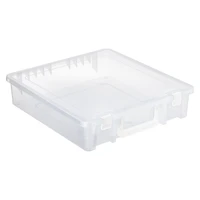 6 Pack: 12" x 12" Latching Storage Case by Simply Tidy™