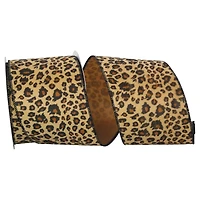 JAM Paper 4" x 10yd. Plush Furry Wired Jaguar Ribbon