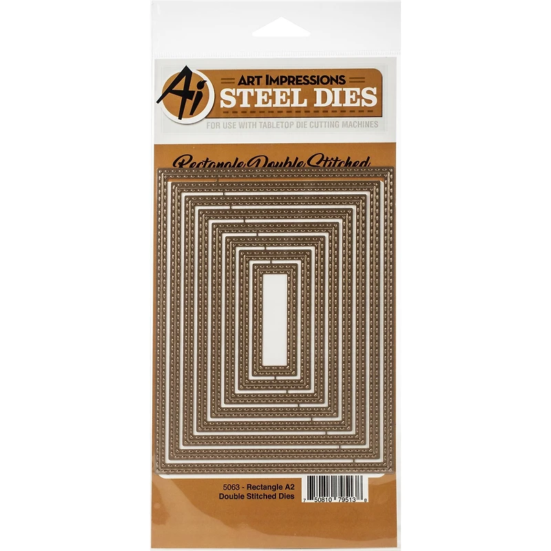 Art Impressions Rectangle A2 Double Stitched Die