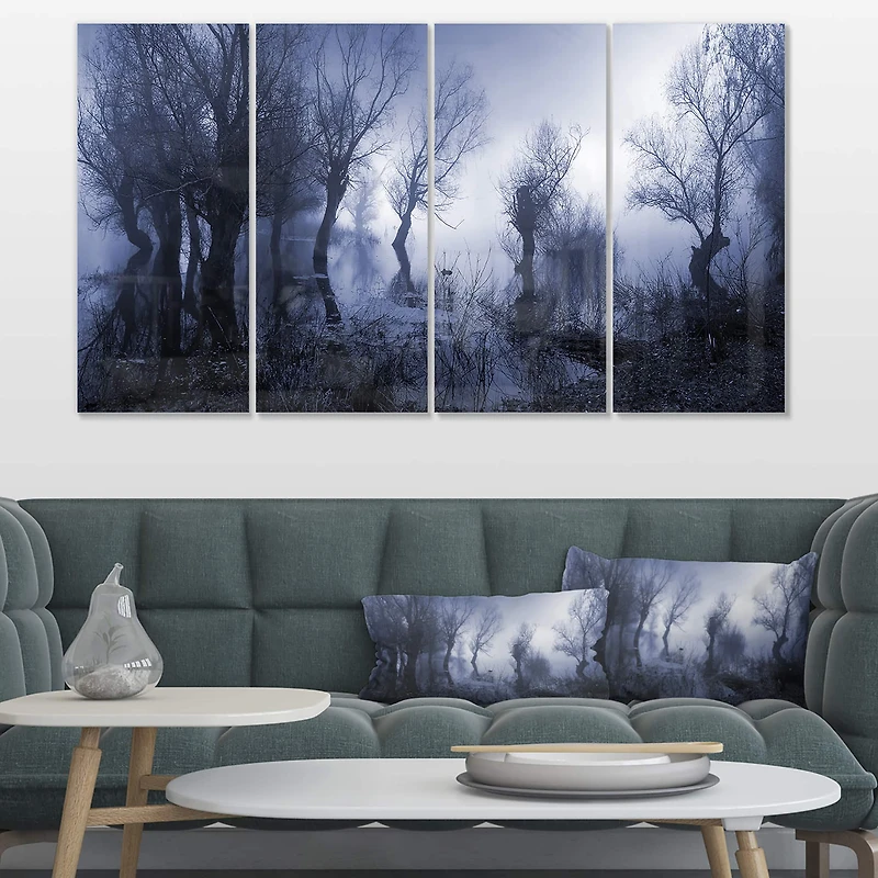 Designart - Creepy Landscape in Sepia Tones