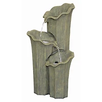 Design Toscano Three Lilies Cascading Sculptural Fountain
