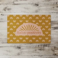 Radiate Positivity Floor Mat