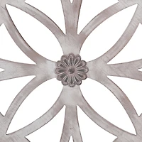 Gray Wood & Metal Farmhouse Wall Decoration