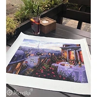 Merejka Paris Evening Deja Vu Counted Cross Stitch Kit