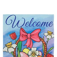 40" x 28" Welcome Easter Basket Outdoor House Flag 28" x 40"