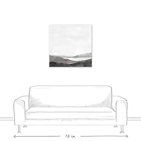 Hazy Landscape 30" x 30" Canvas Wall Art