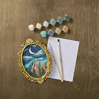 Moonlight Mountain Paint-by-Number Framed Mini Kit by Artist's Loft®