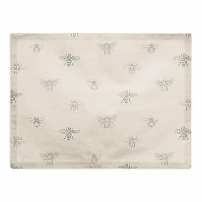 Delicate Bee Pattern Cotton Twill Placemat