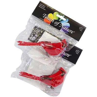 JAM Paper Red Male Cardinal Floral Accessories, 3ct.