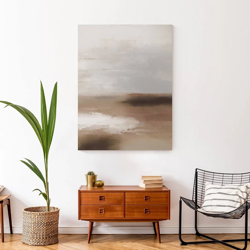 Soft Smooth Warm Abstract 30" x 40" Canvas Wall Art