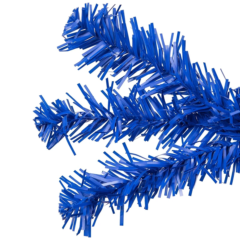 6ft. Pre-Lit Royal Blue Medium Pine Artificial Christmas Tree, Clear Lights