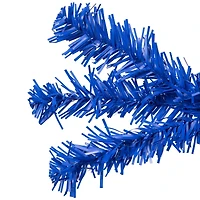 6ft. Pre-Lit Royal Blue Medium Pine Artificial Christmas Tree, Clear Lights