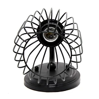 Lalia Home Ironhouse 10.5" Black Cage Wall Sconce